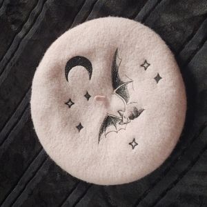 Pink Bat Beret